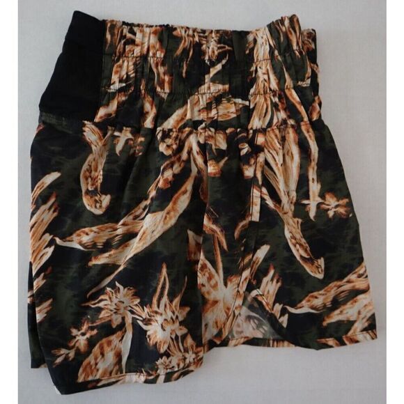 FP Movement OB1223545 Women Sz M Green Combo The Way Home Printed Running Shorts - Picture 8 of 9